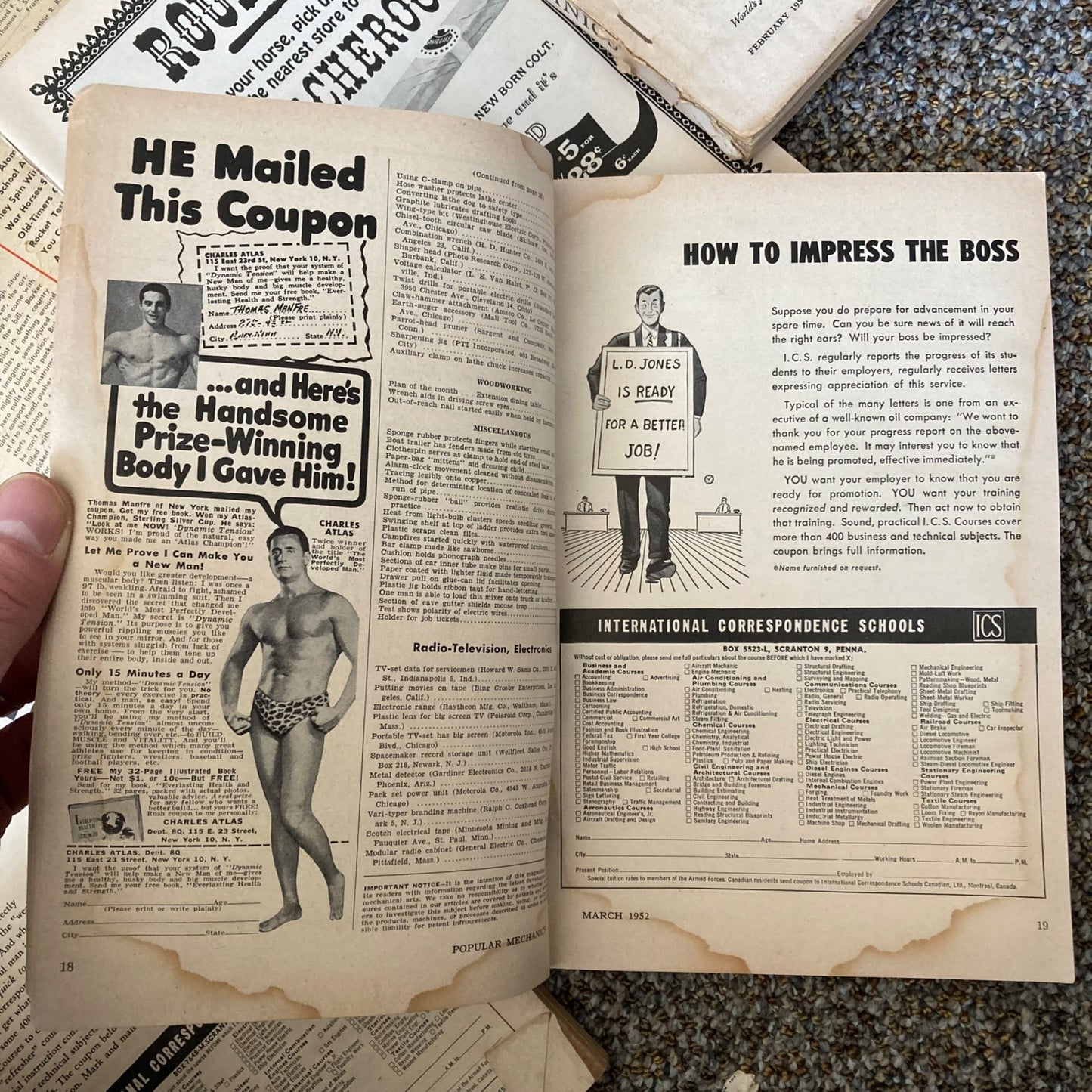 Large Lot 40 Vintage Magazines Popular Science & Popular Mechanics 25 lbs 1960's