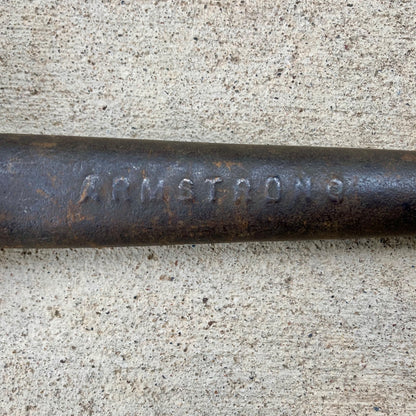 Vintage Armstrong 1-1/2" Spud Wrench Offset 1.5 Open End