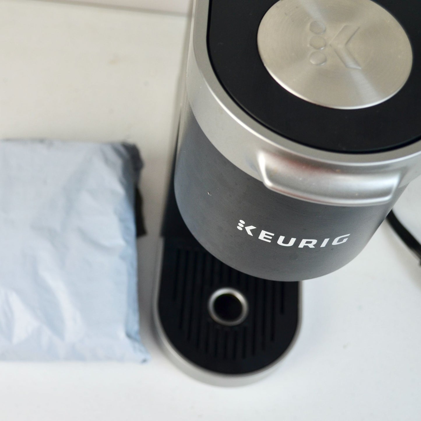 Keurig K-Mini Plus Black Coffee Maker Used Working with Filters