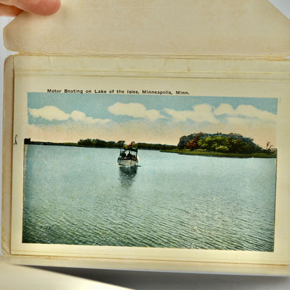 Souvenir Folder Twin Cities St Paul Minneapolis MN Vintage