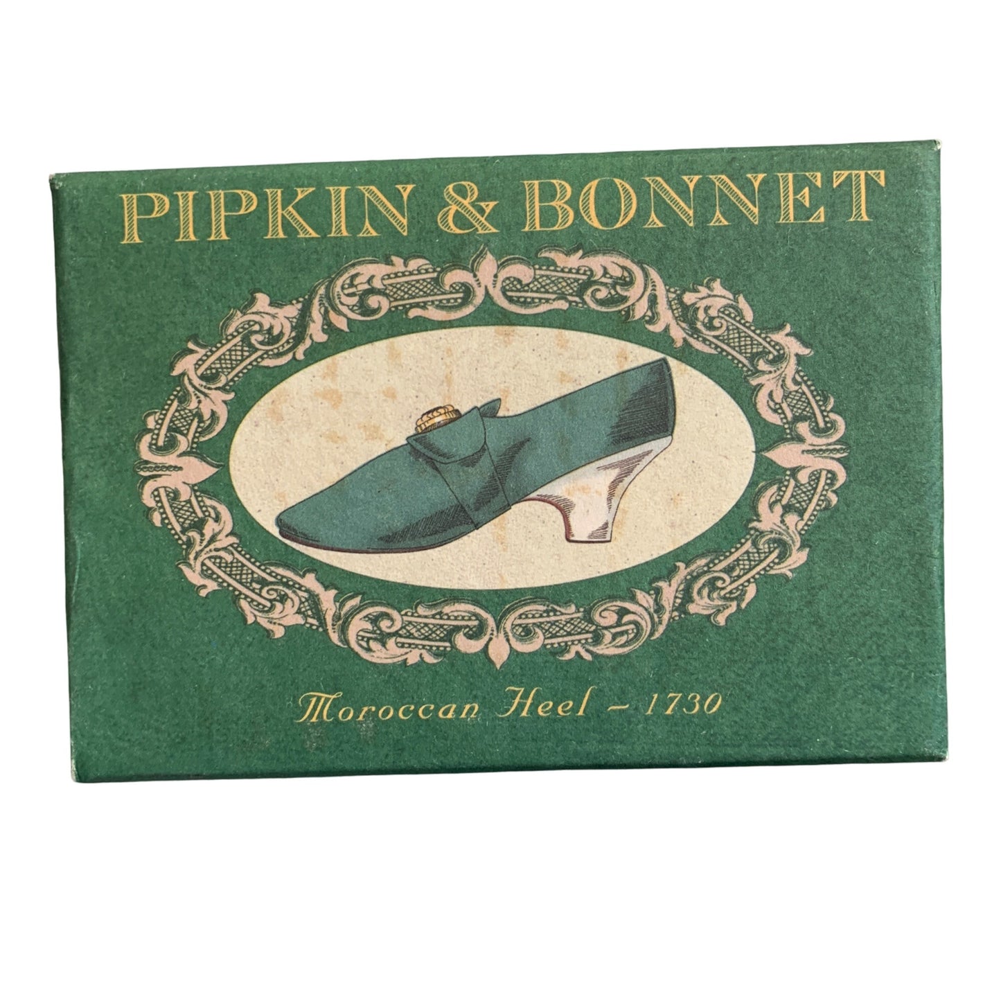 Pipkin & Bonnet Moroccan Heel 1730 Vintage Miniature Mini Shoes with Box