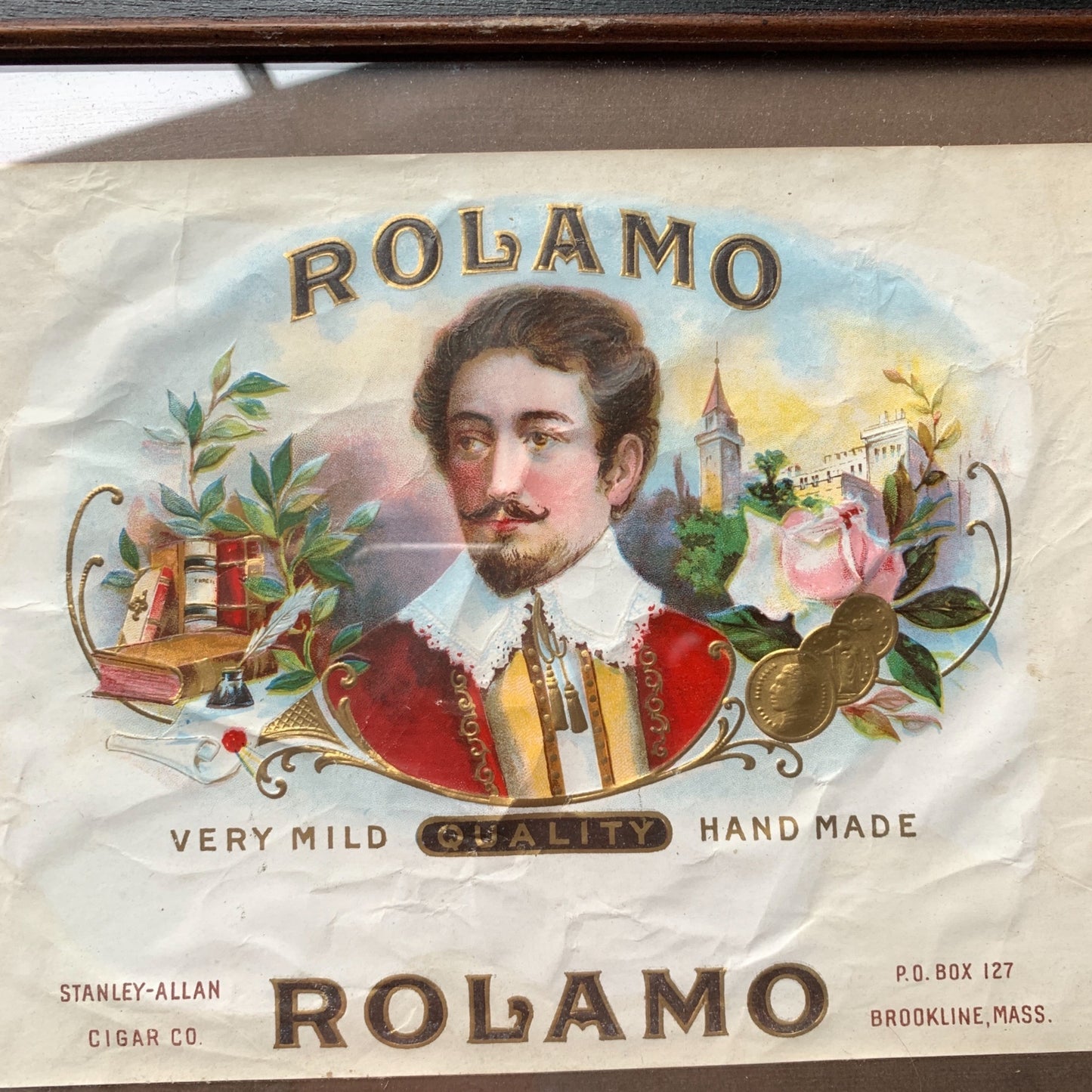 Vintage Rolamo Cigar Framed Print