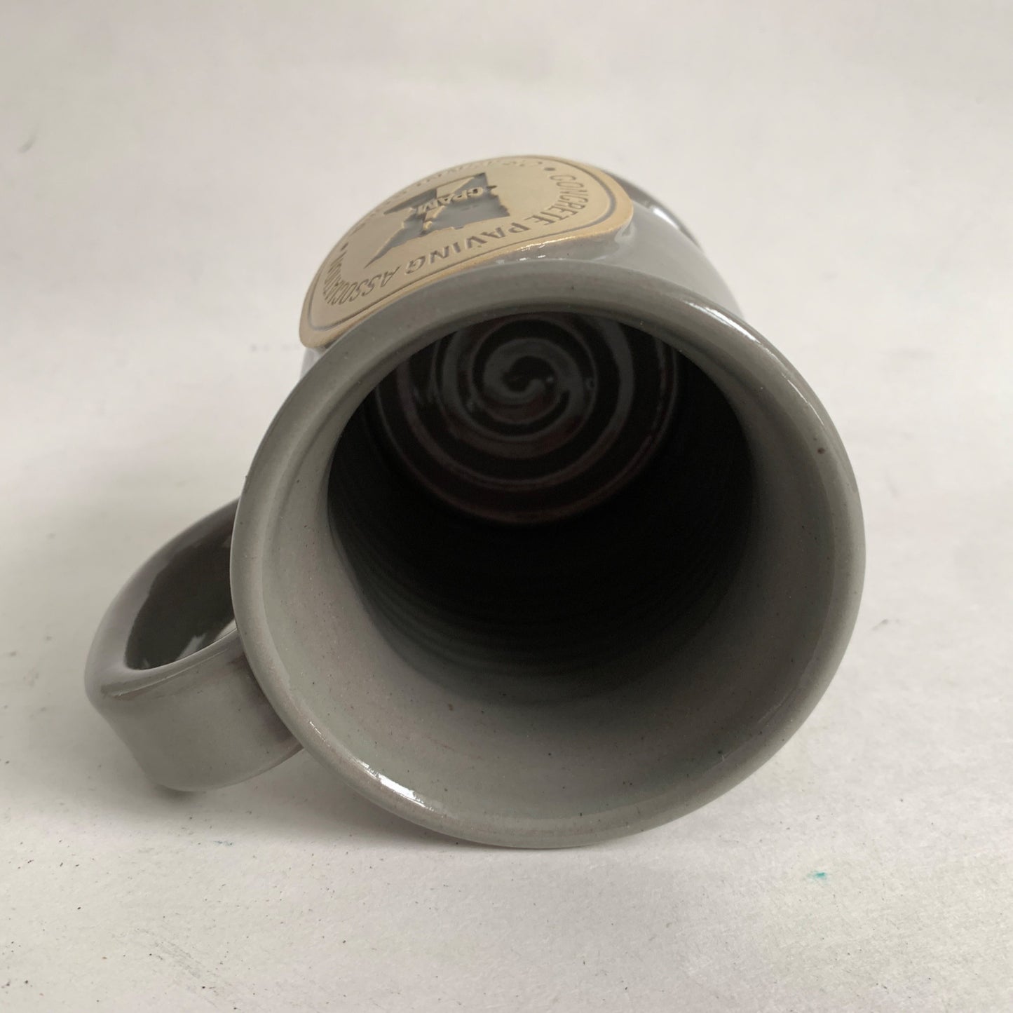 CPAM Concrete Paving of Minnesota Gray Coffee Mug Ceramic Sunset Hill Stoneware