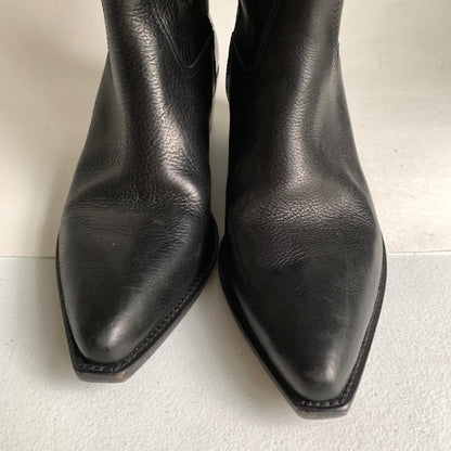 Cole Haan Black Leather Ankle Boots D10895 Boots