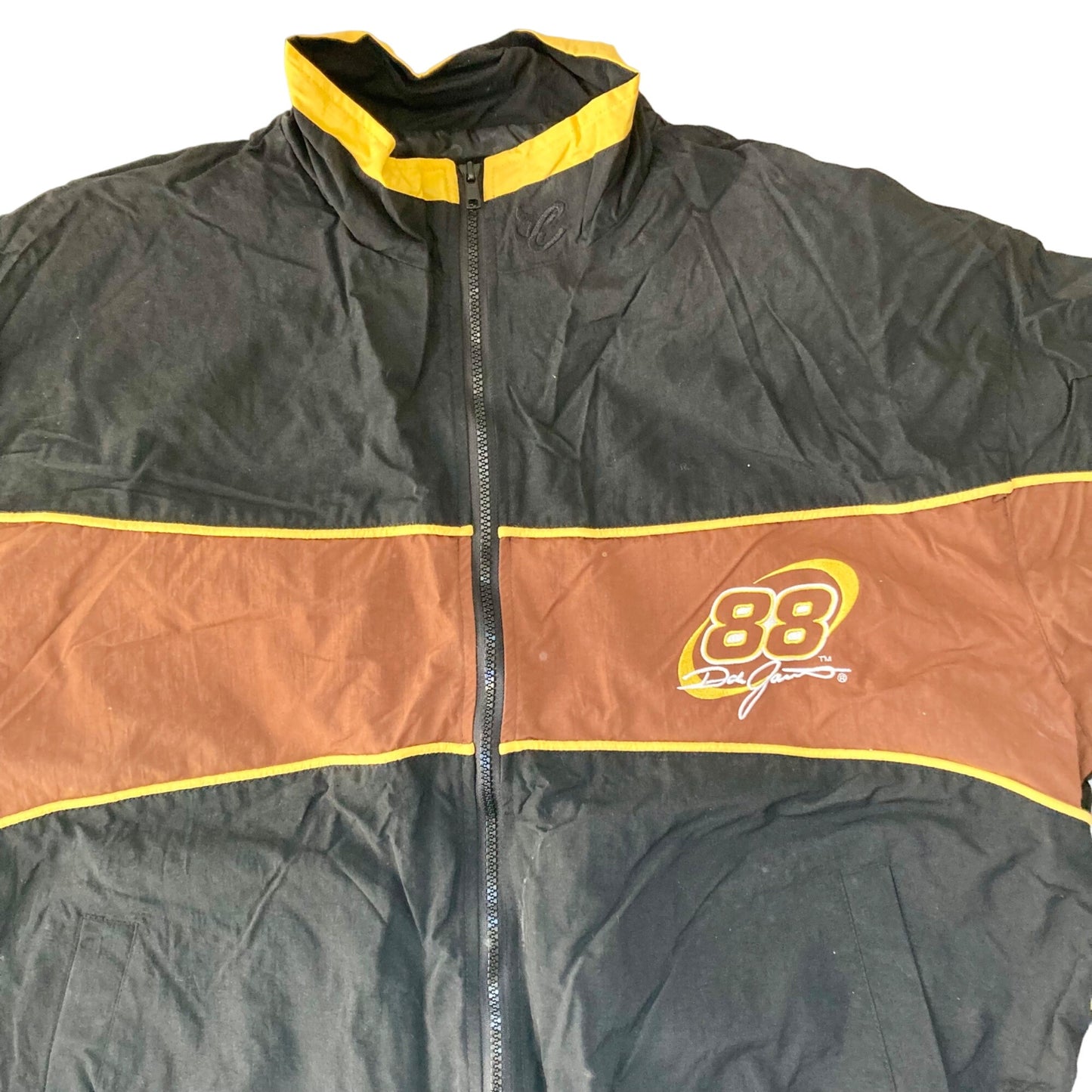 Vintage Dale Jarrett 88 UPS NASCAR Windbreaker Jacket Size L Chase Authentic NOS