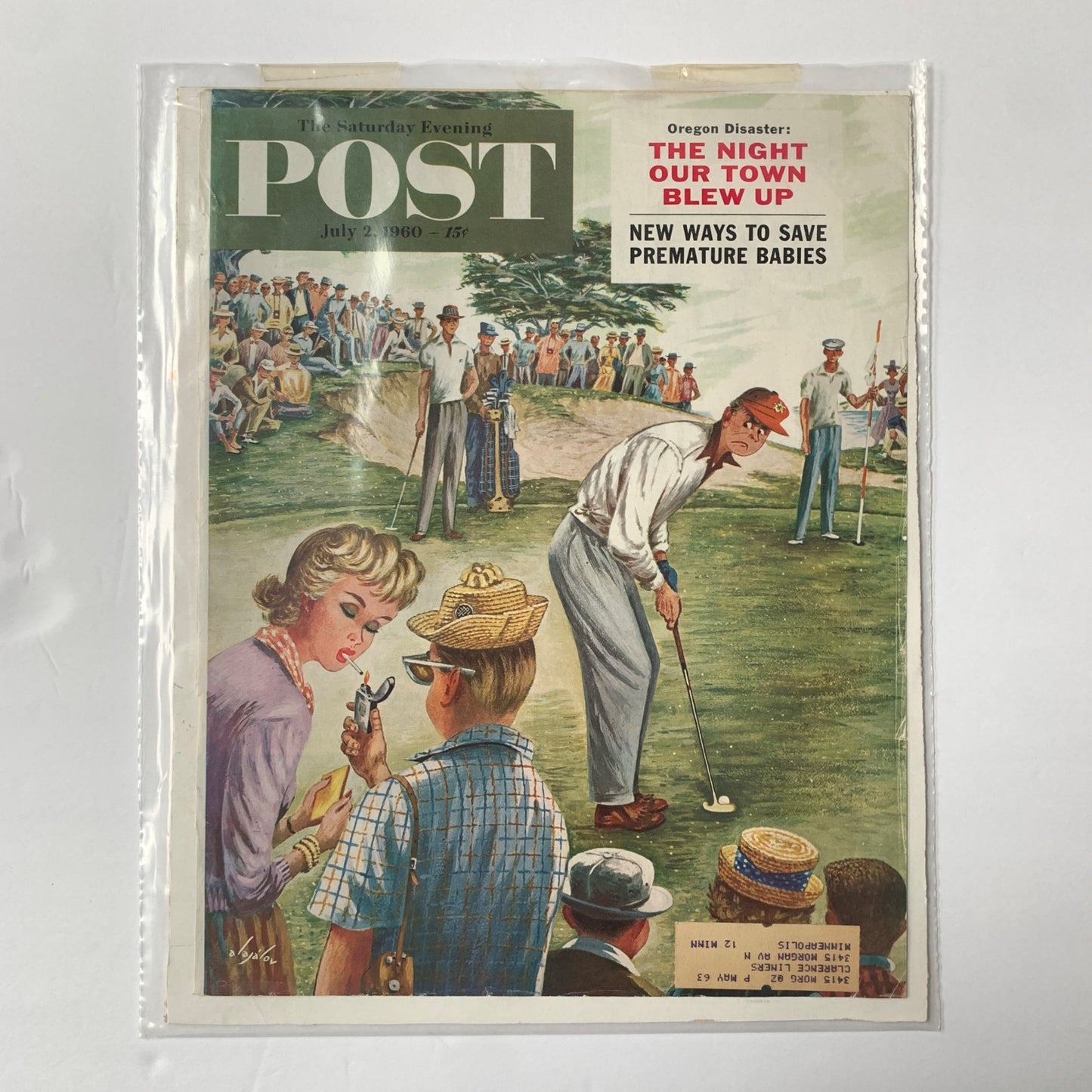 The Saturday Evening Post Magazine COVER July 2 1960