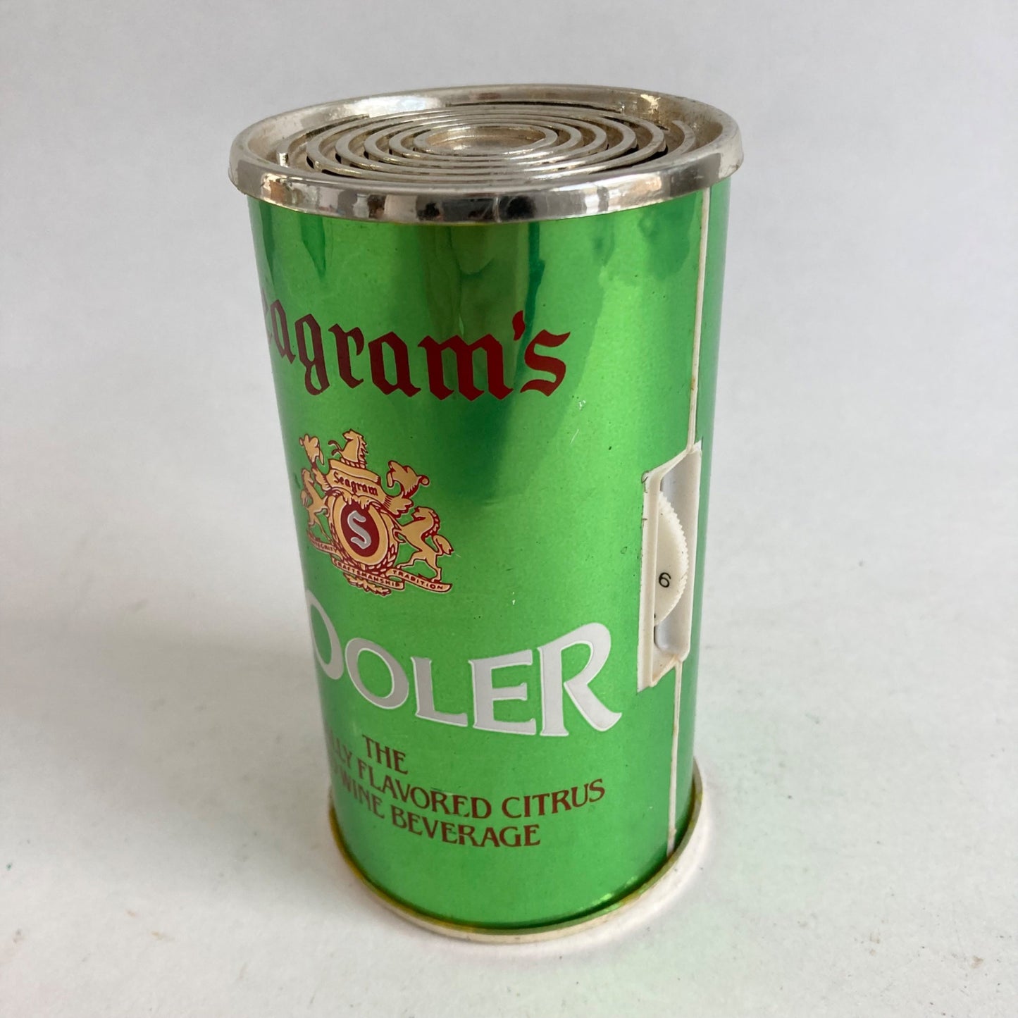 Vintage Seagram's Cooler Can AM Radio Wine Beer FOR PARTS OR REPAIR