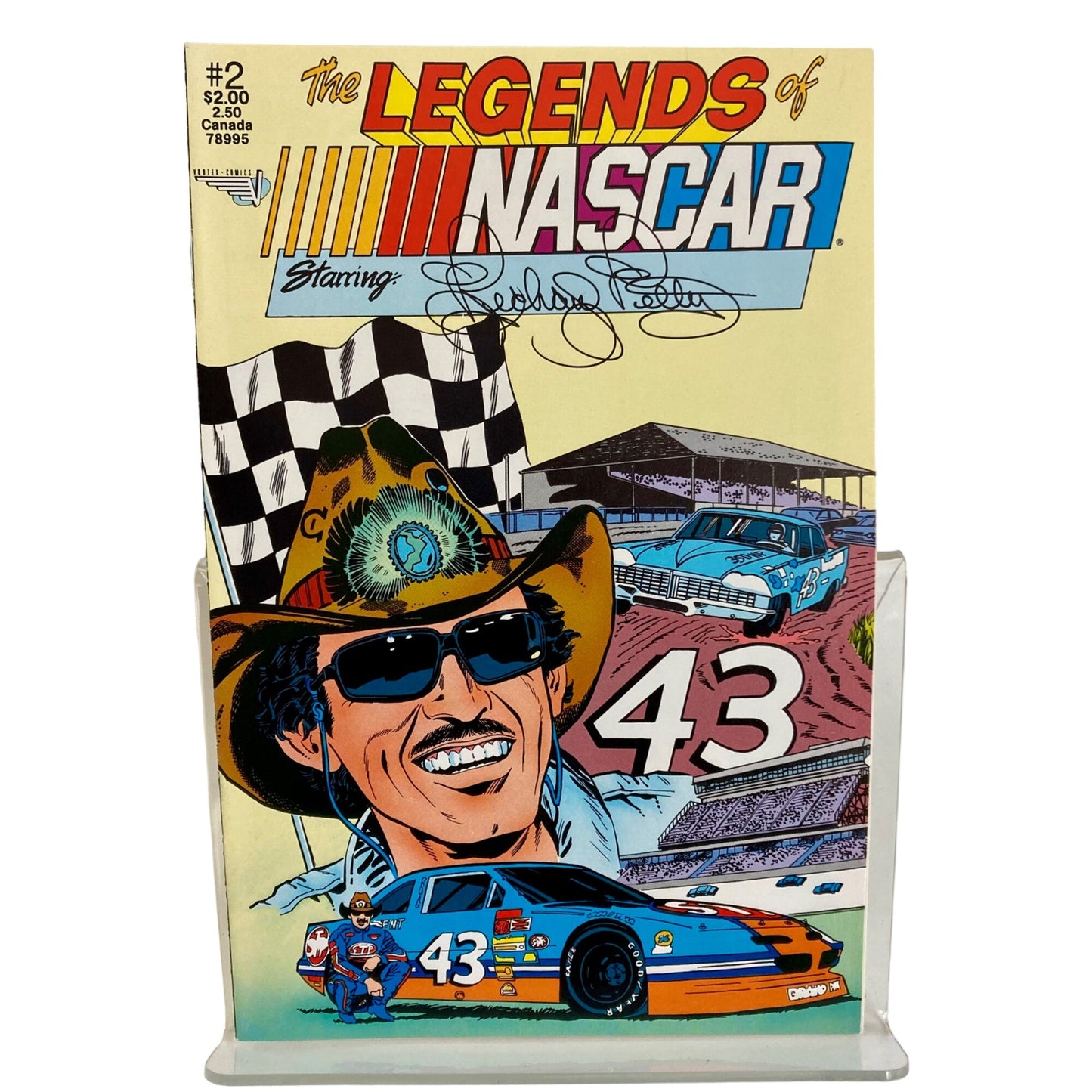 Vintage The Legends of NASCAR Richard Petty #43 Comic Book Issue #2 NEW!