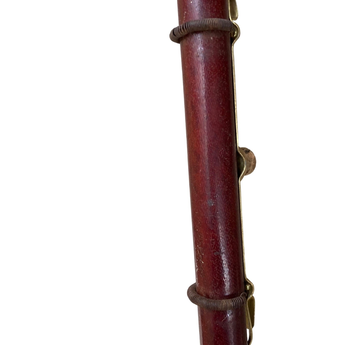 Vintage Fiberglass Cane Pole Telescoping w/ South Bend Line Keeper 15.5'