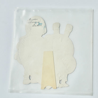 Vintage Valentine Card I'm Heels Over Head in Love With You My