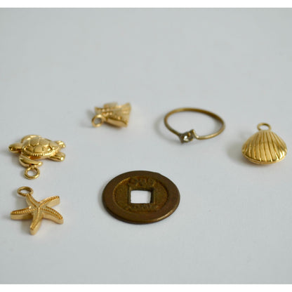 Vintage Jewelry Lot Pendants Ring Coin Etc