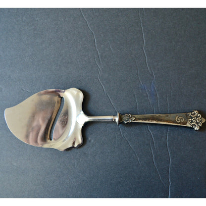 Vintage Rustfri Cheese Slicer Ornate Silver
