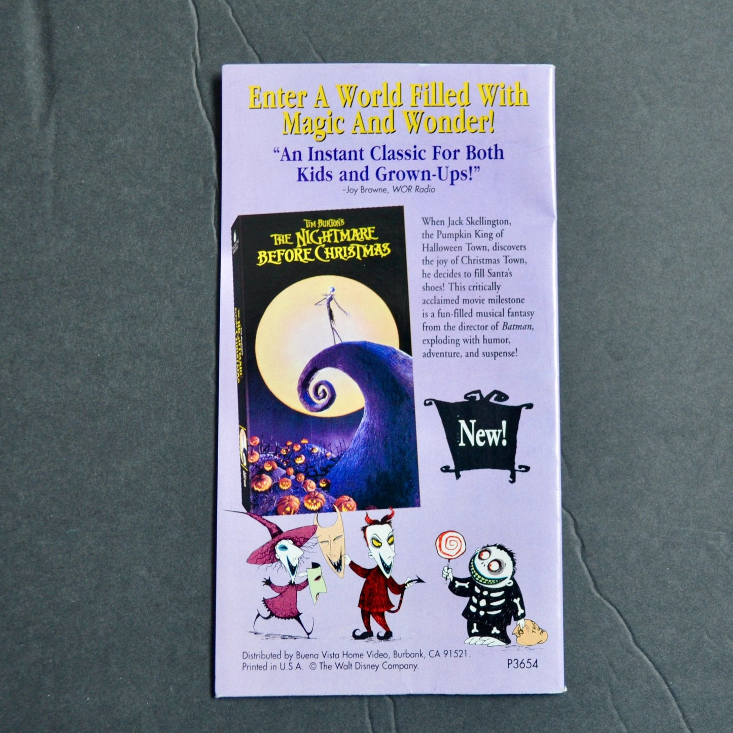 Disney Snow White Video Promo Pamphlet Stickers Mirror Image Vintage