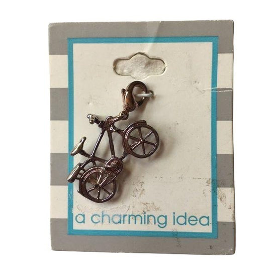 New A Charming Idea Silver Bike Charm