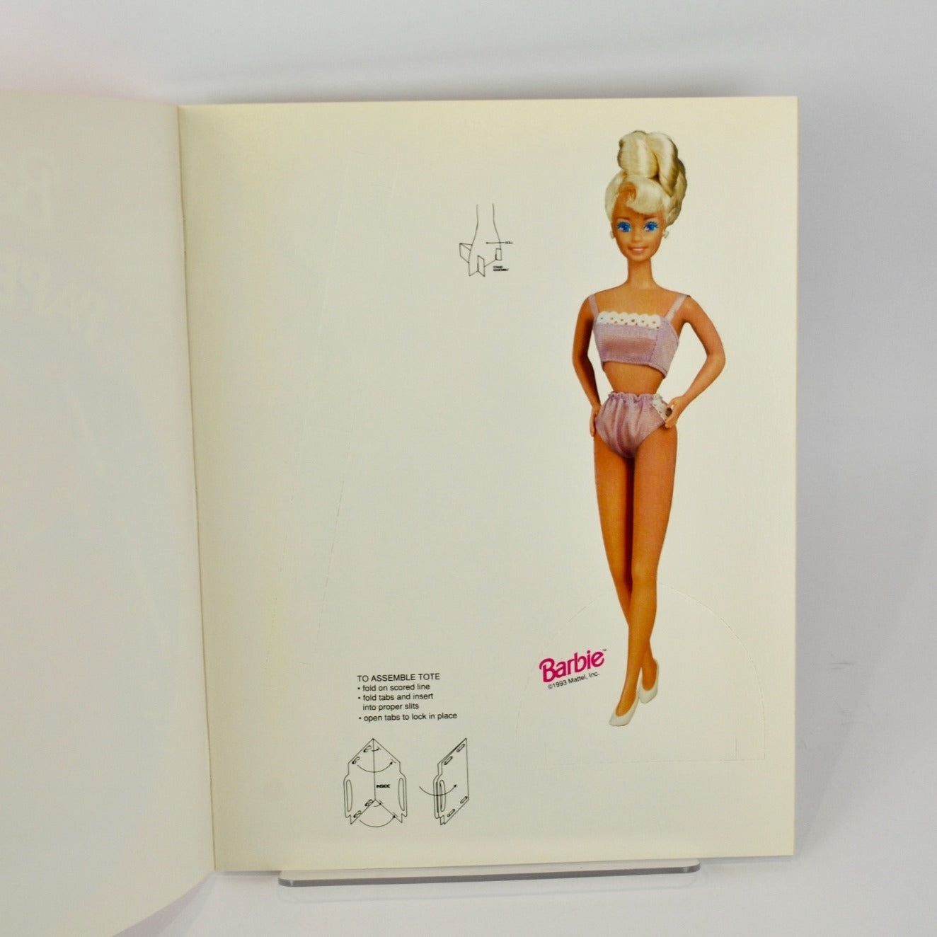 Golden Barbie Paper Doll Uncut 2748 1994