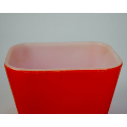 Pyrex 501-B Red Fridigie WITHOUT LID