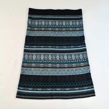 Icelandic Design Fair Isle Size Medium Women's Sweater Knit Skirt Wool Blend