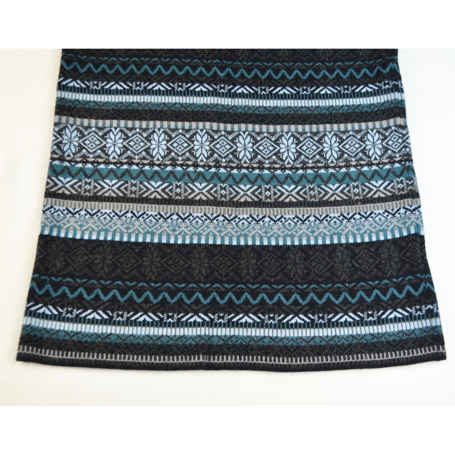 Icelandic Design Fair Isle Size Medium Women's Sweater Knit Skirt Wool Blend