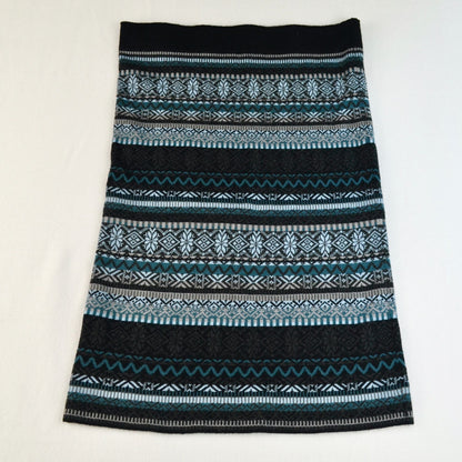 Icelandic Design Fair Isle Size Medium Women's Sweater Knit Skirt Wool Blend