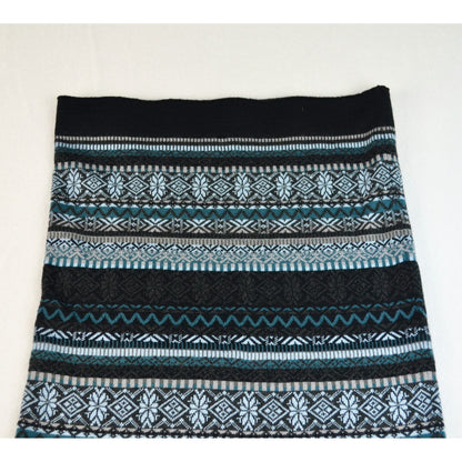 Icelandic Design Fair Isle Size Medium Women's Sweater Knit Skirt Wool Blend
