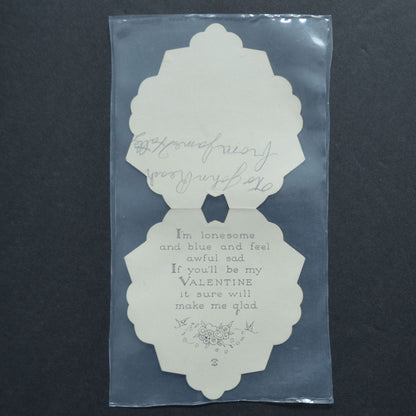 Vintage Valentine Come on Over And Be My Dog Fence