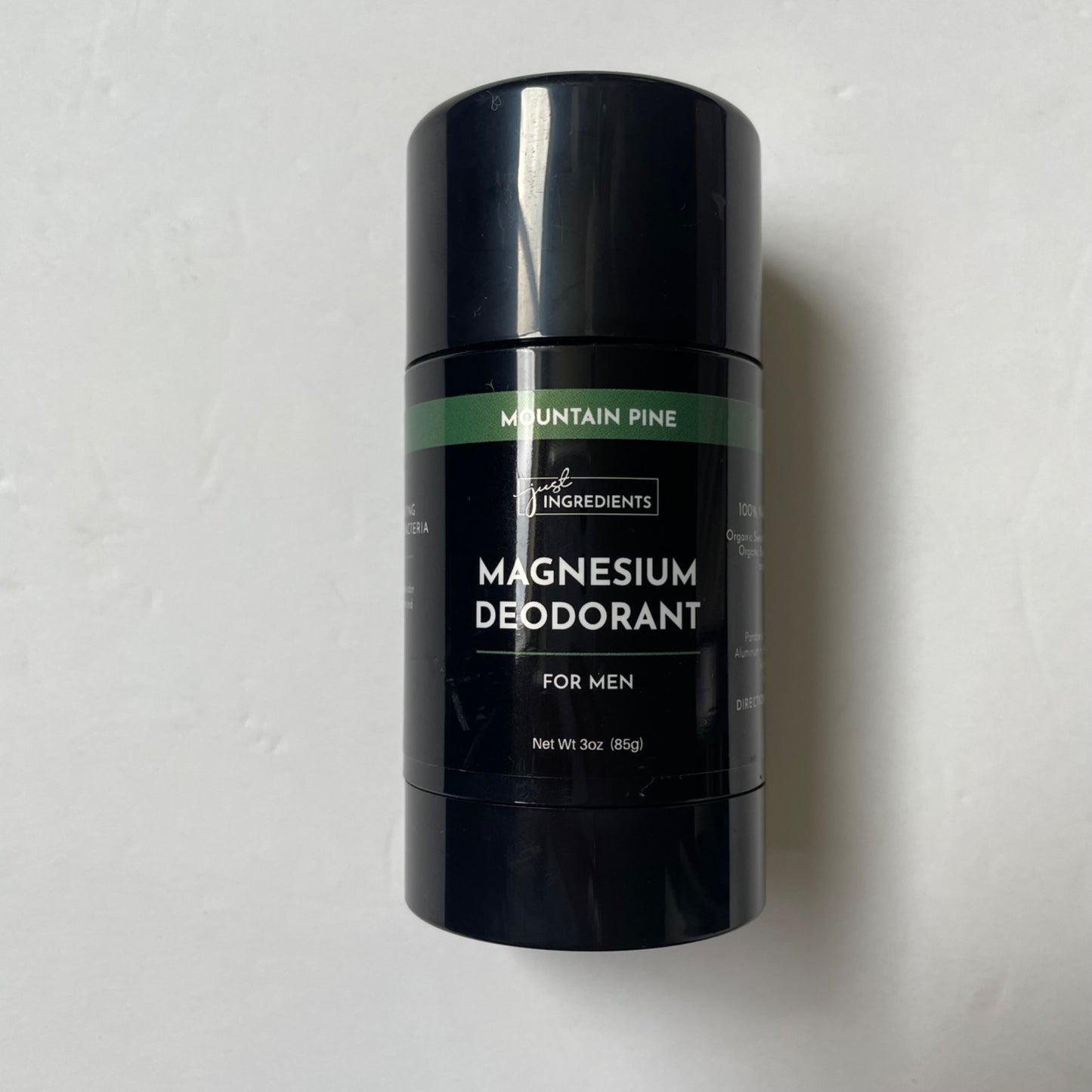 Just Ingredients Mountain Pine Magnesium Deodorant For Men