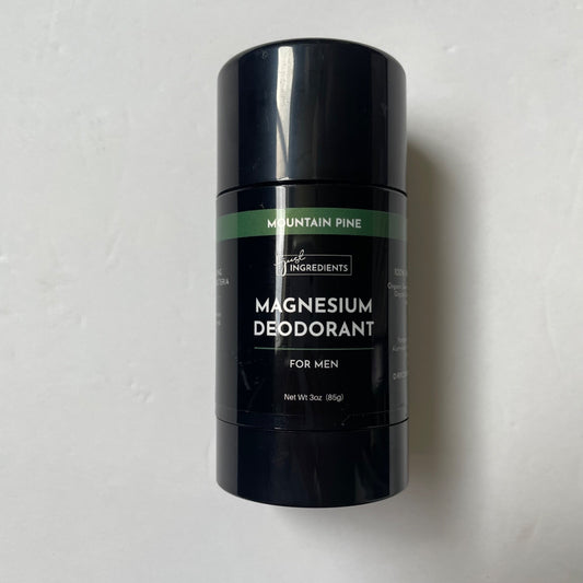 Just Ingredients Mountain Pine Magnesium Deodorant For Men