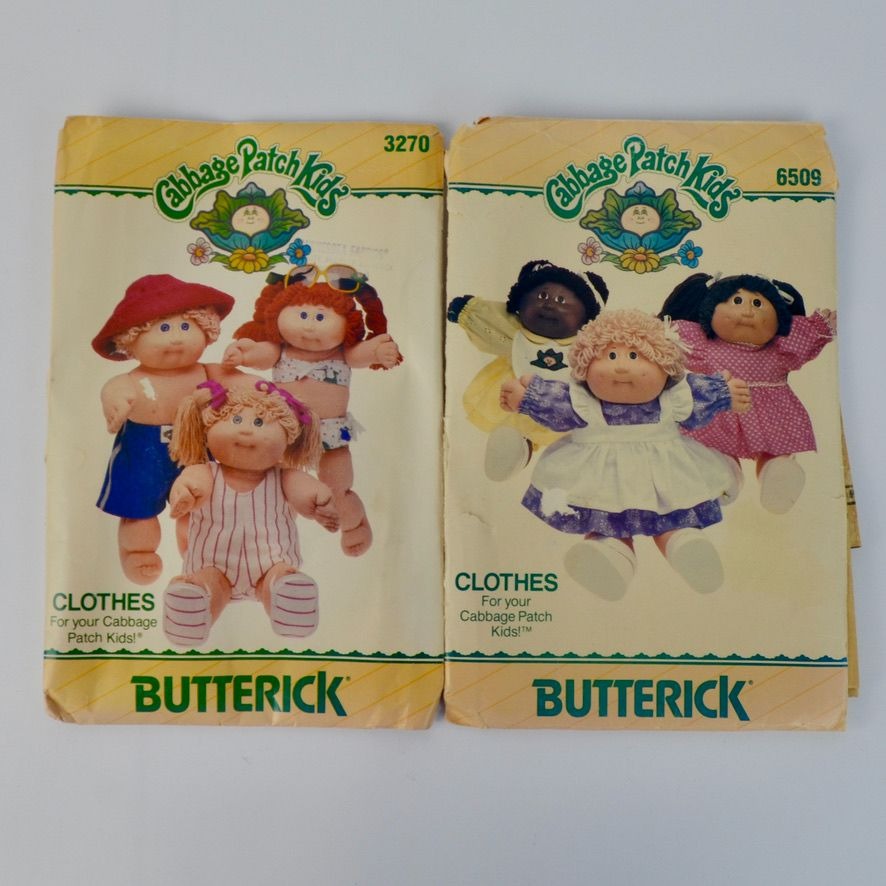 Cabbage Patch Kids Patterns Butterick 6509 3270