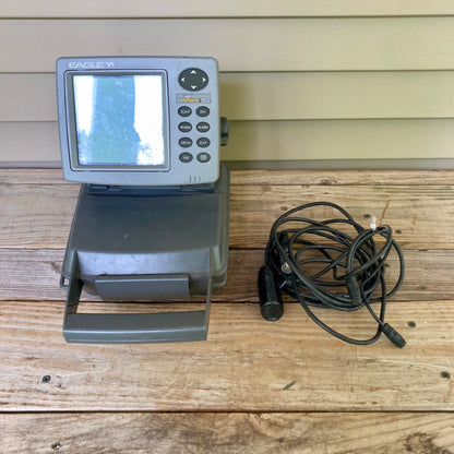 Eagle Fish Mark 320 Fish Finder Portable Locater FOR PARTS OR REPAIR