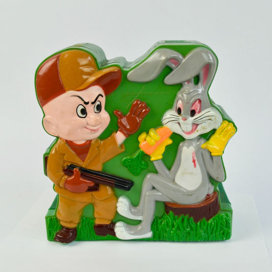 Warner Bros Vintage 1977 Elmer Fudd Bugs Bunny Talking Bank UNTESTED
