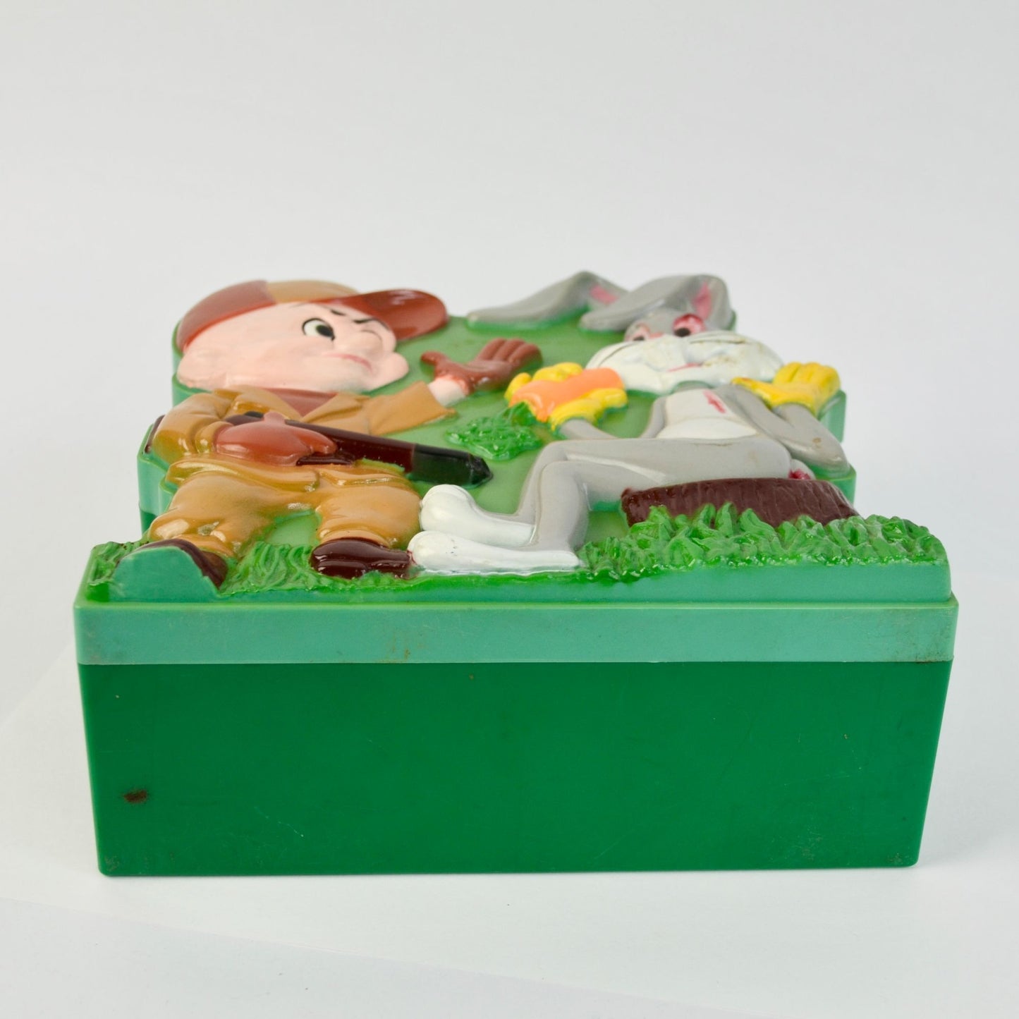 Warner Bros Vintage 1977 Elmer Fudd Bugs Bunny Talking Bank UNTESTED