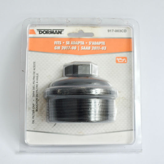 Dorman 917-003CD Oil Filter Cover Cap GM 2000-2017, Saab 2003-2011