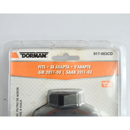 Dorman 917-003CD Oil Filter Cover Cap GM 2000-2017, Saab 2003-2011
