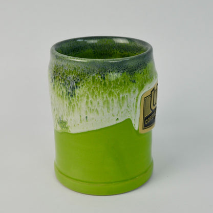 Deneen Pottery UP Coffee Roasters MPLS Minneapolis Minnesota Green Mug