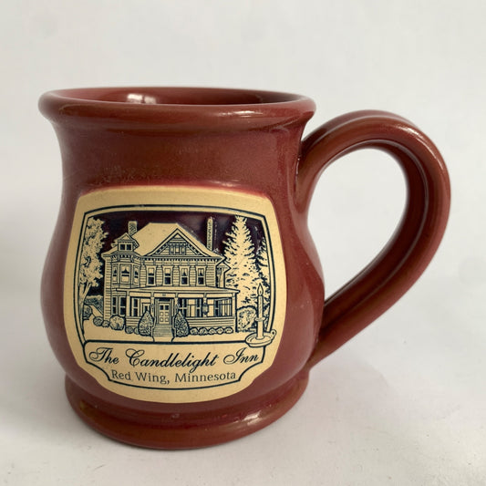 Deneen Pottery Candlelight Inn Red Wing Minnesota Coffee Mug Ceramic