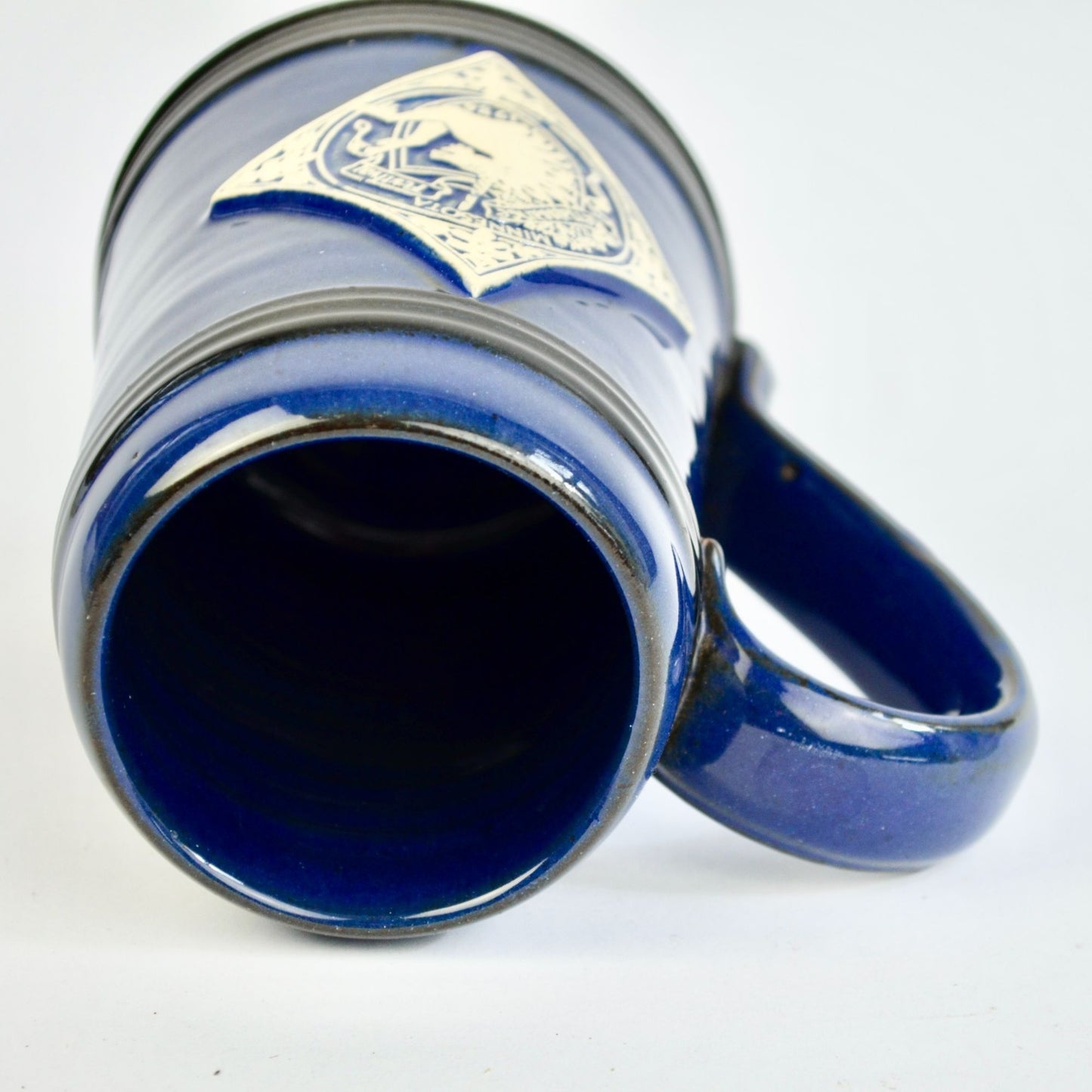 Deneen Pottery Minnesota Renaissance Festival Unicorn 1986 Mug Blue