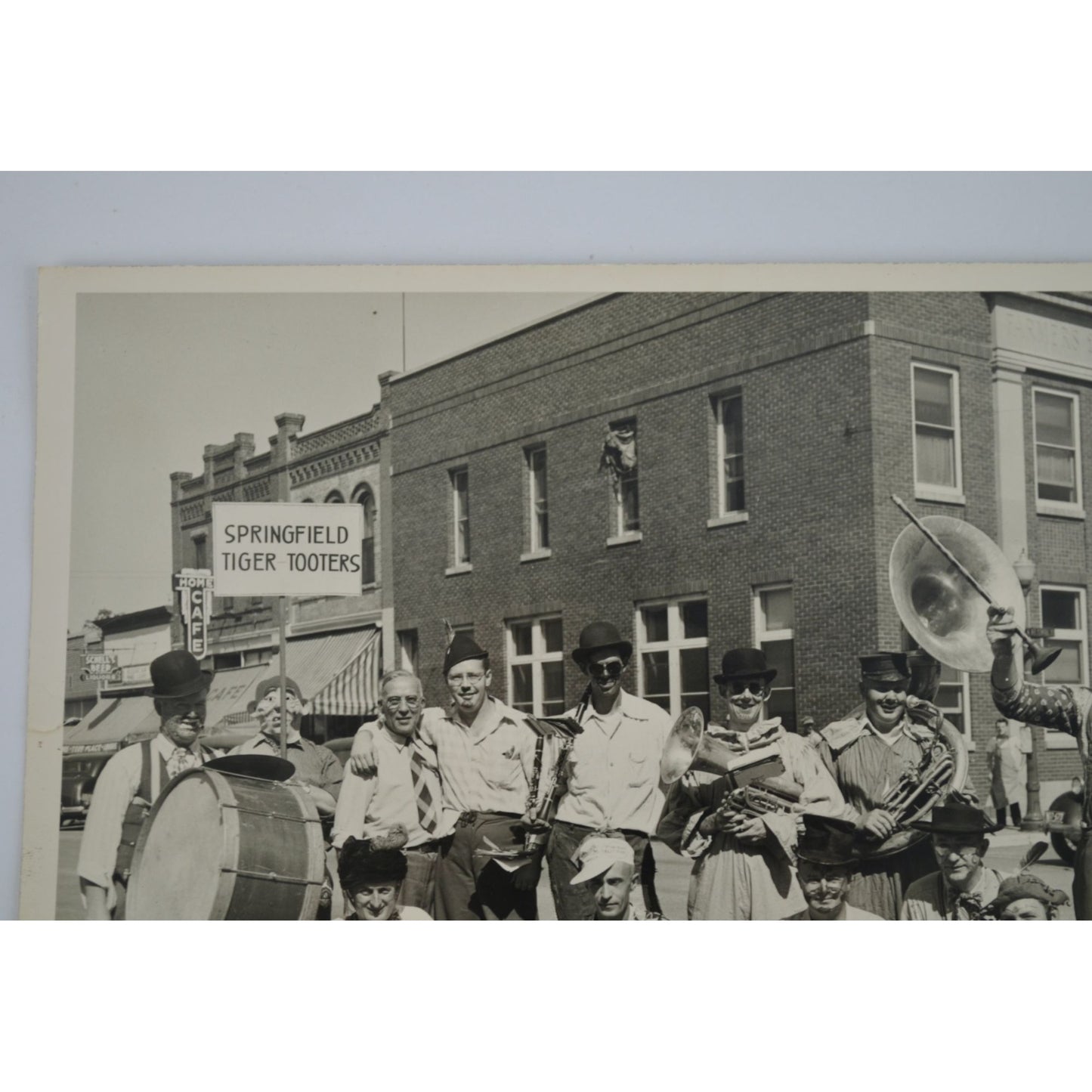 Springfield Tiger Tooters Band Minnesota Vintage 8 x 10" Photograph Original