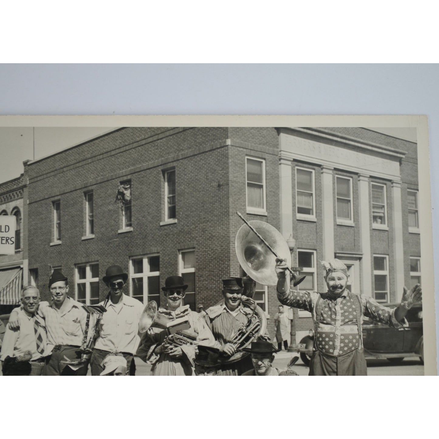 Springfield Tiger Tooters Band Minnesota Vintage 8 x 10" Photograph Original