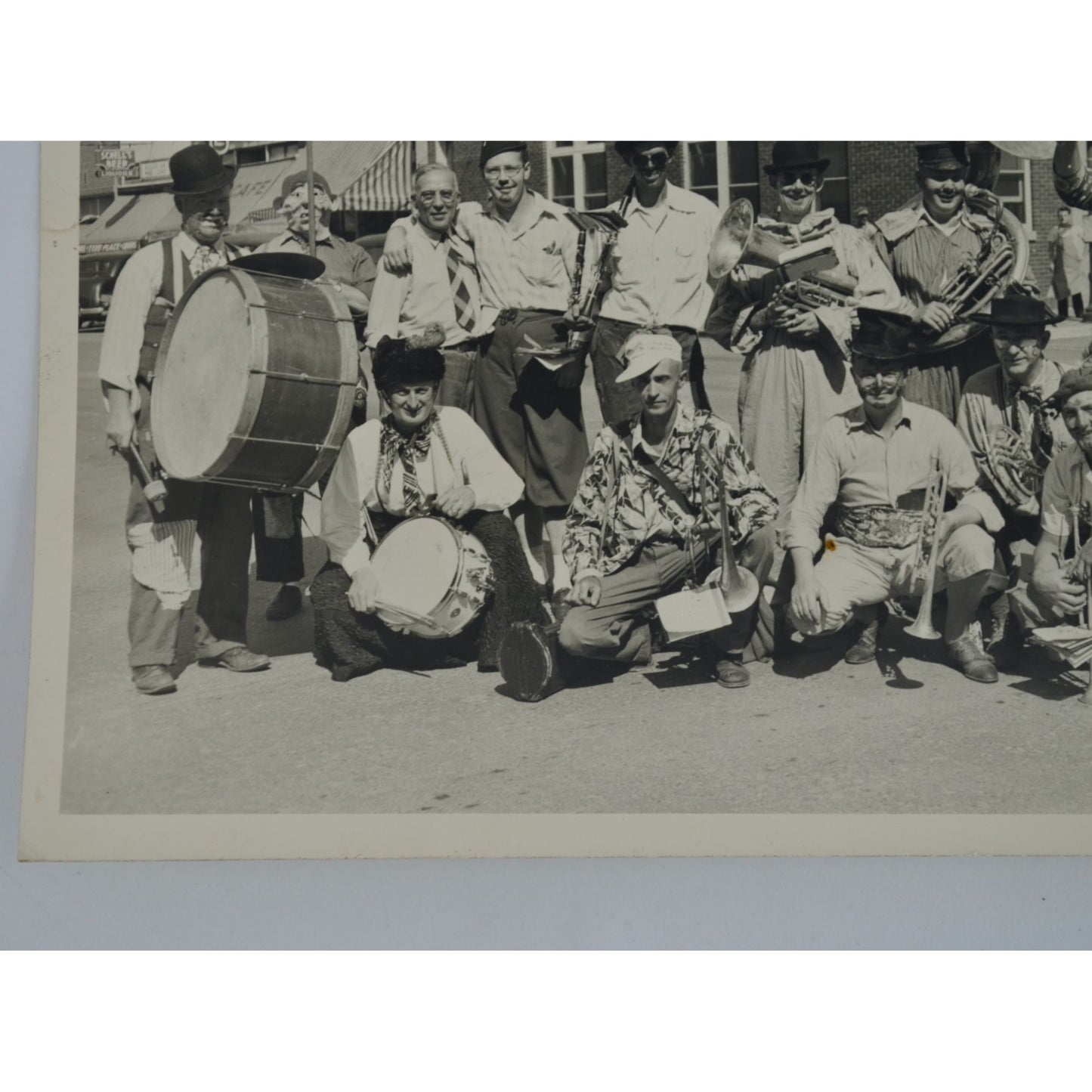 Springfield Tiger Tooters Band Minnesota Vintage 8 x 10" Photograph Original