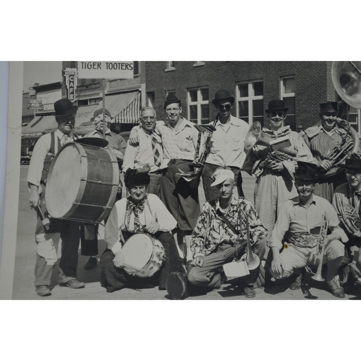 Springfield Tiger Tooters Band Minnesota Vintage 8 x 10" Photograph Original