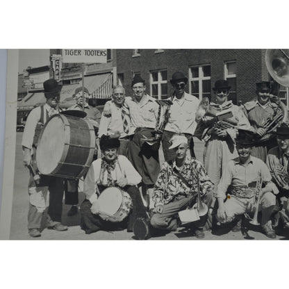 Springfield Tiger Tooters Band Minnesota Vintage 8 x 10" Photograph Original