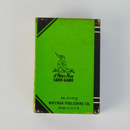 Whitman Peter Pan Card Game Crazy Eights Miniature With Box