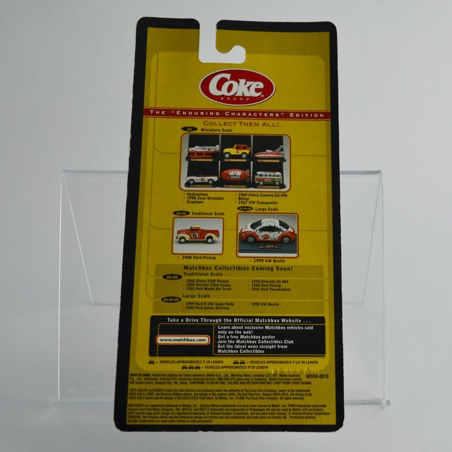 Matchbox Collectibles Coca-Cola Blimp New in Package 1999