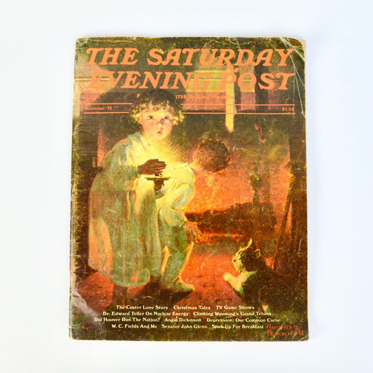 Saturday Evening Post December 1975 Vintage Magazine