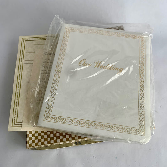 Vintage TAP Photo Albums OUR WEDDING Vintage Book Unused w/ Original Box