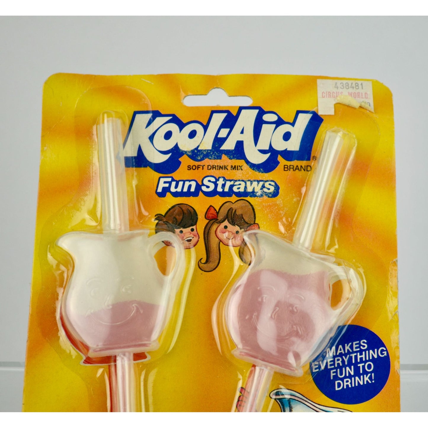 1985 Kool Aid Fun Straws NOS New in Package Vintage
