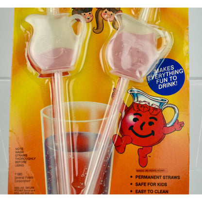 1985 Kool Aid Fun Straws NOS New in Package Vintage