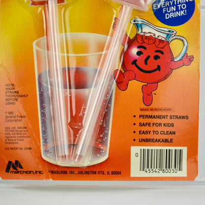 1985 Kool Aid Fun Straws NOS New in Package Vintage