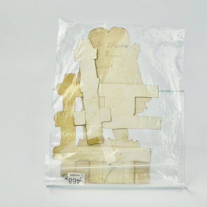 Vintage Antique Postcard Behind My Hat Fence