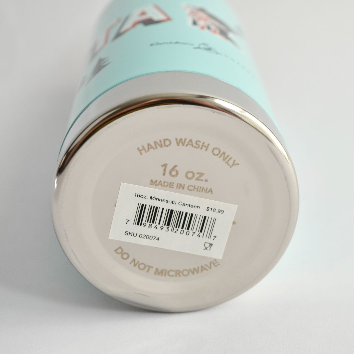 Caribou Coffee 16 oz. Canteen Metal NEW Minnesota